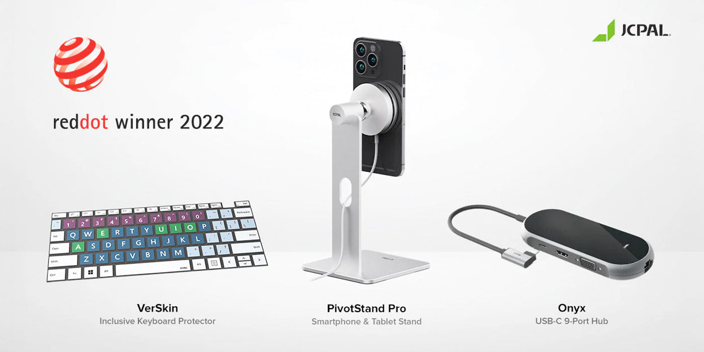 JCPal wins multiple Red Dot product design awards for outstanding design quality