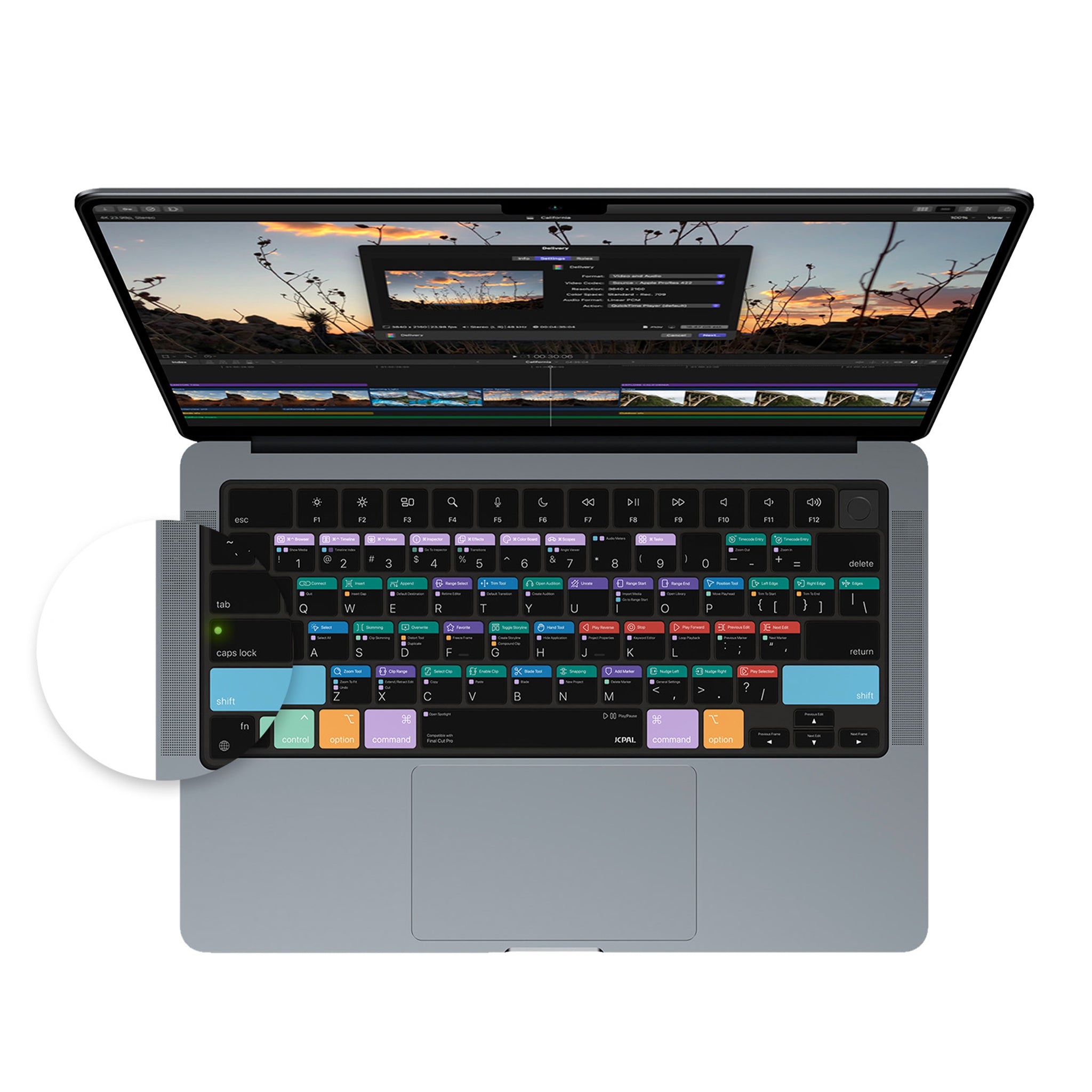 VerSkin Apple Final Cut Pro Shortcut Keyboard Protector