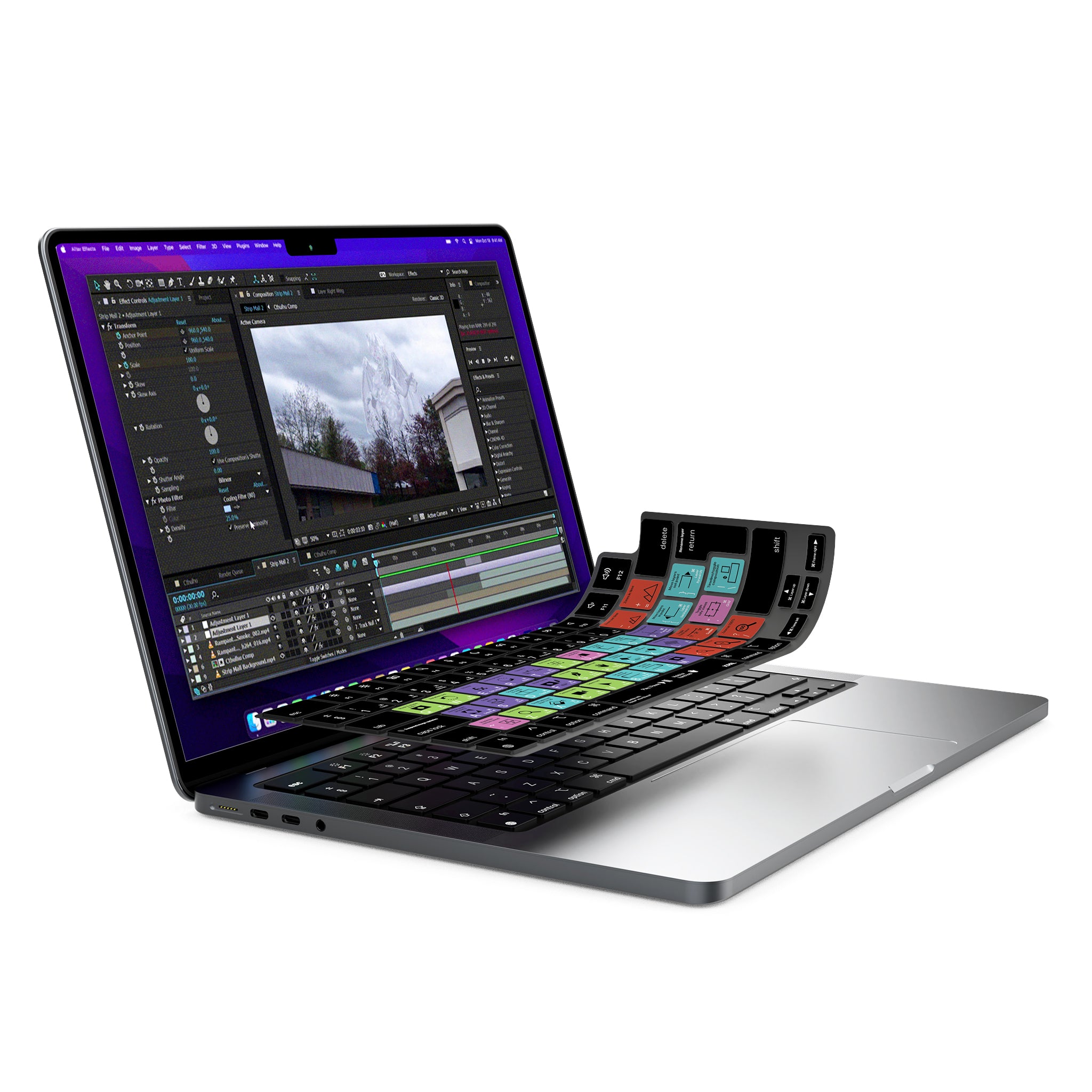 VerSkin Adobe After Effects Shortcut Keyboard Protector