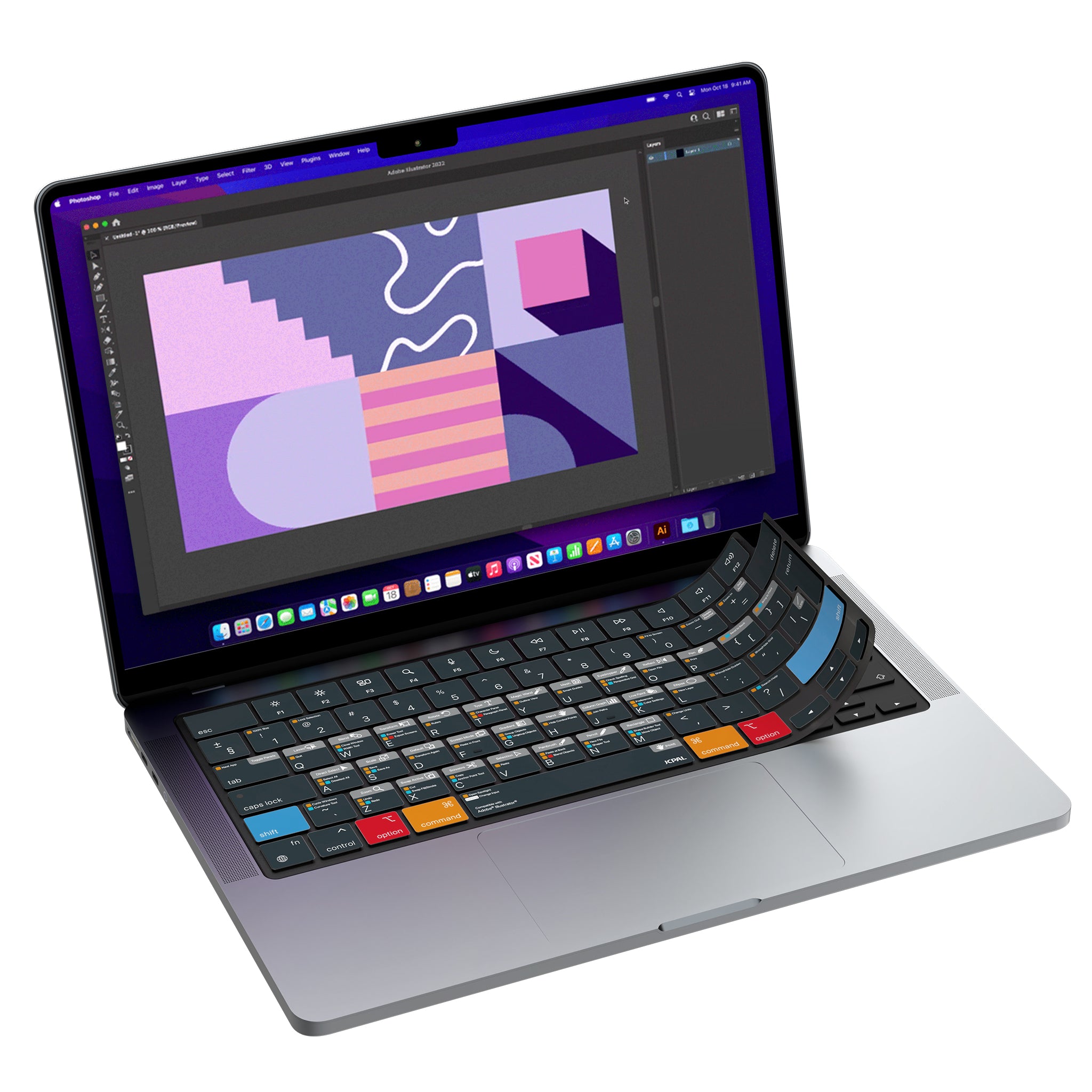 VerSkin Adobe Illustrator Shortcut Keyboard Protector