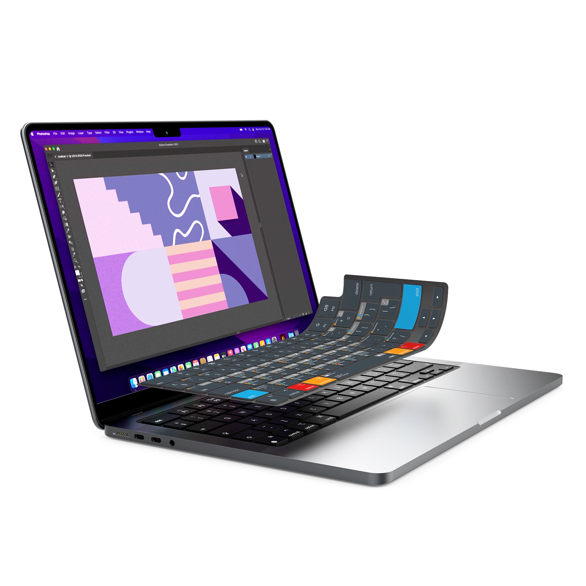 VerSkin Adobe Illustrator Shortcut Keyboard Protector