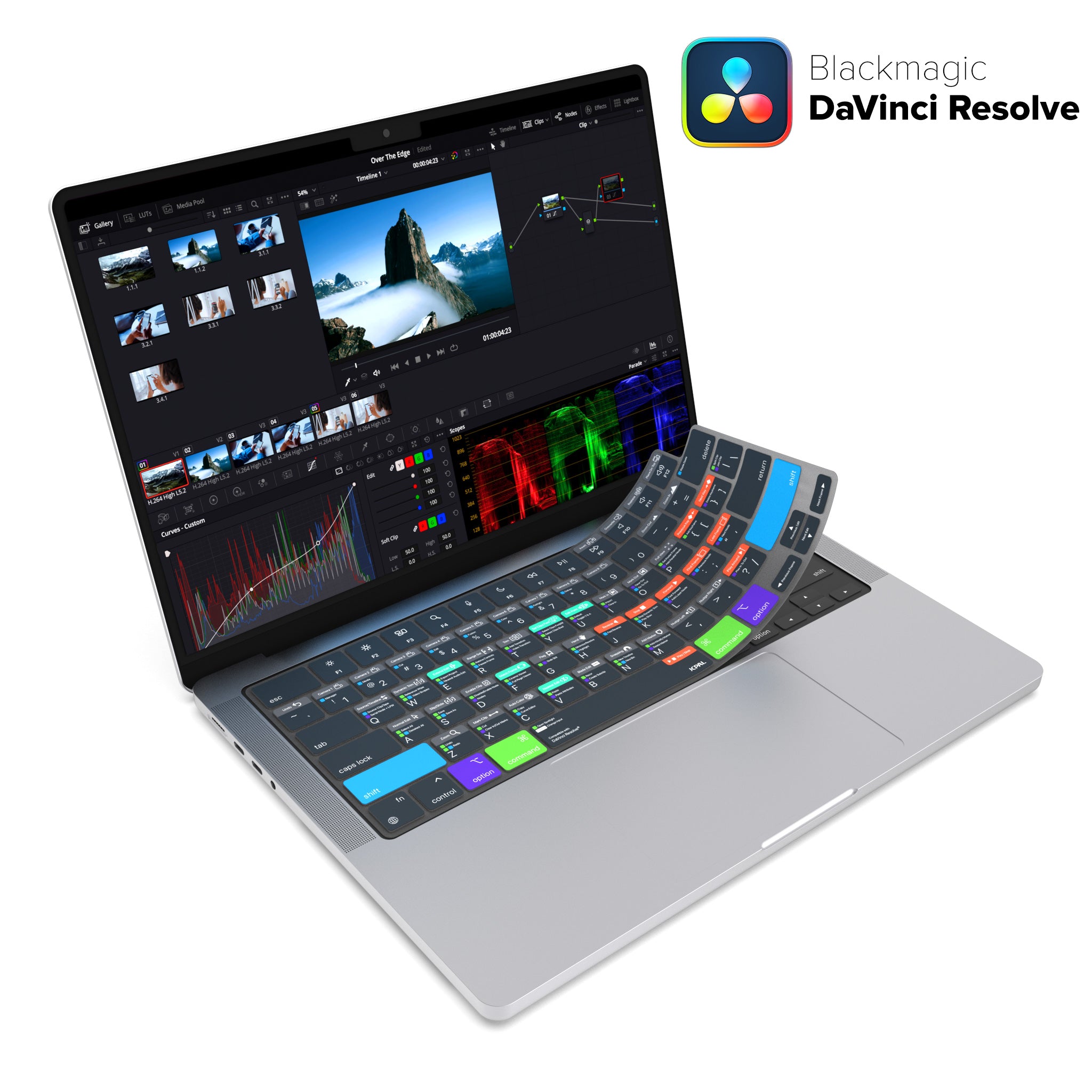 VerSkin DaVinci Resolve Shortcut Keyboard Protector
