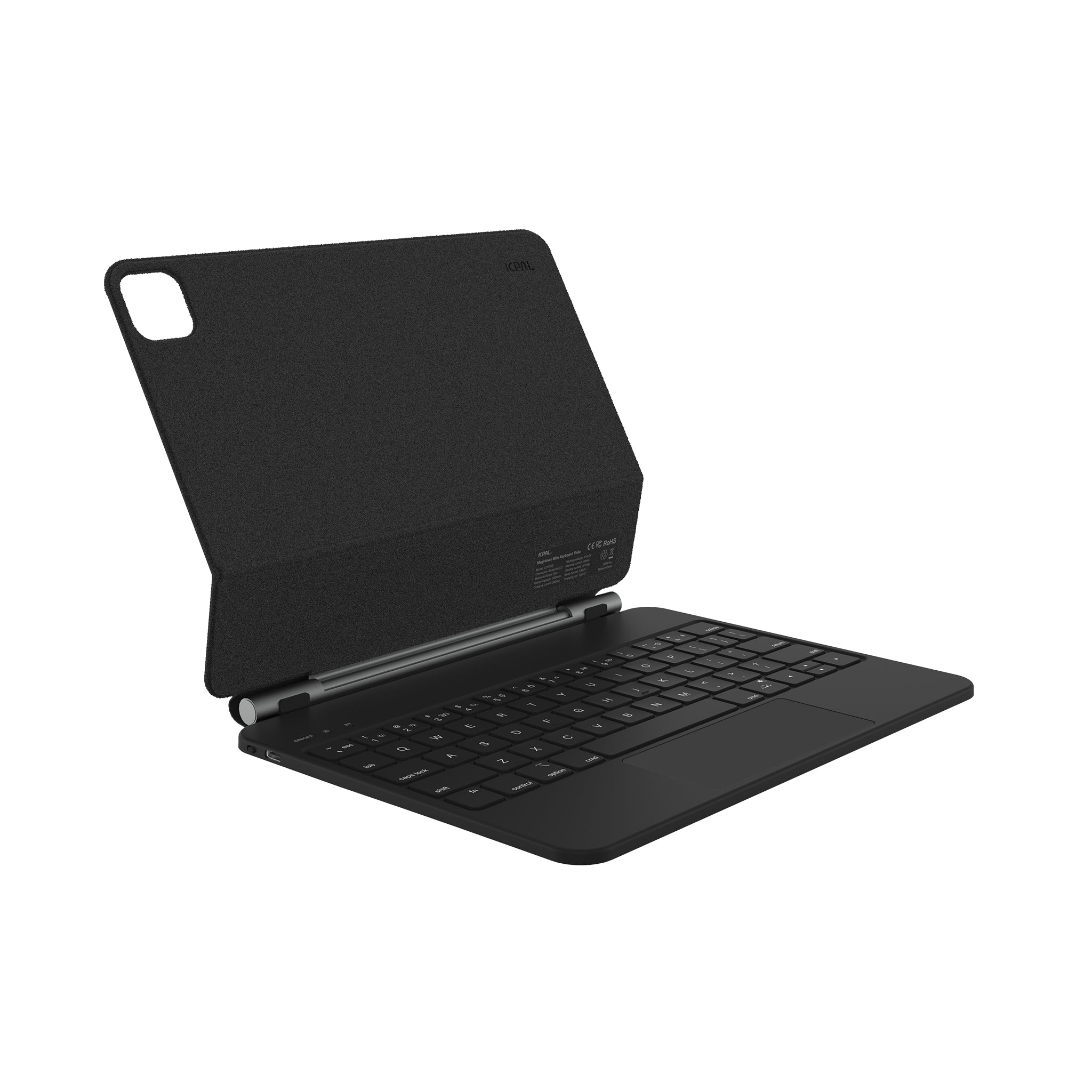 FolioKeys Pro Slim Keyboard Case with Trackpad for iPad