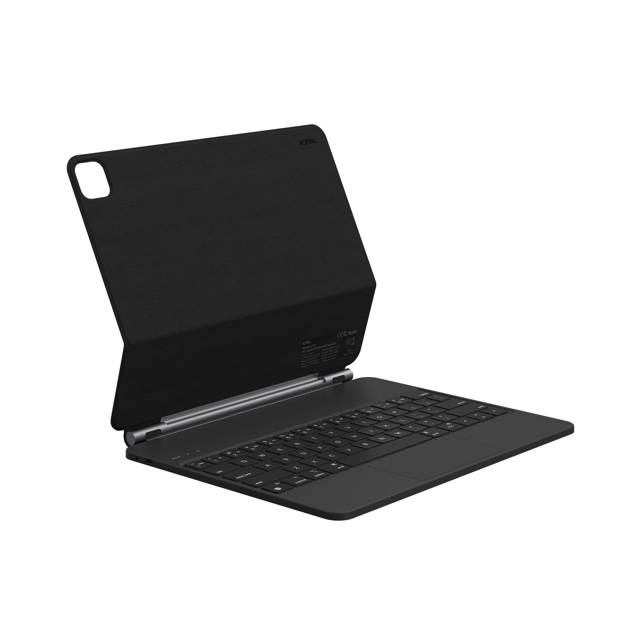 FolioKeys Pro Slim Keyboard Case with Trackpad for iPad