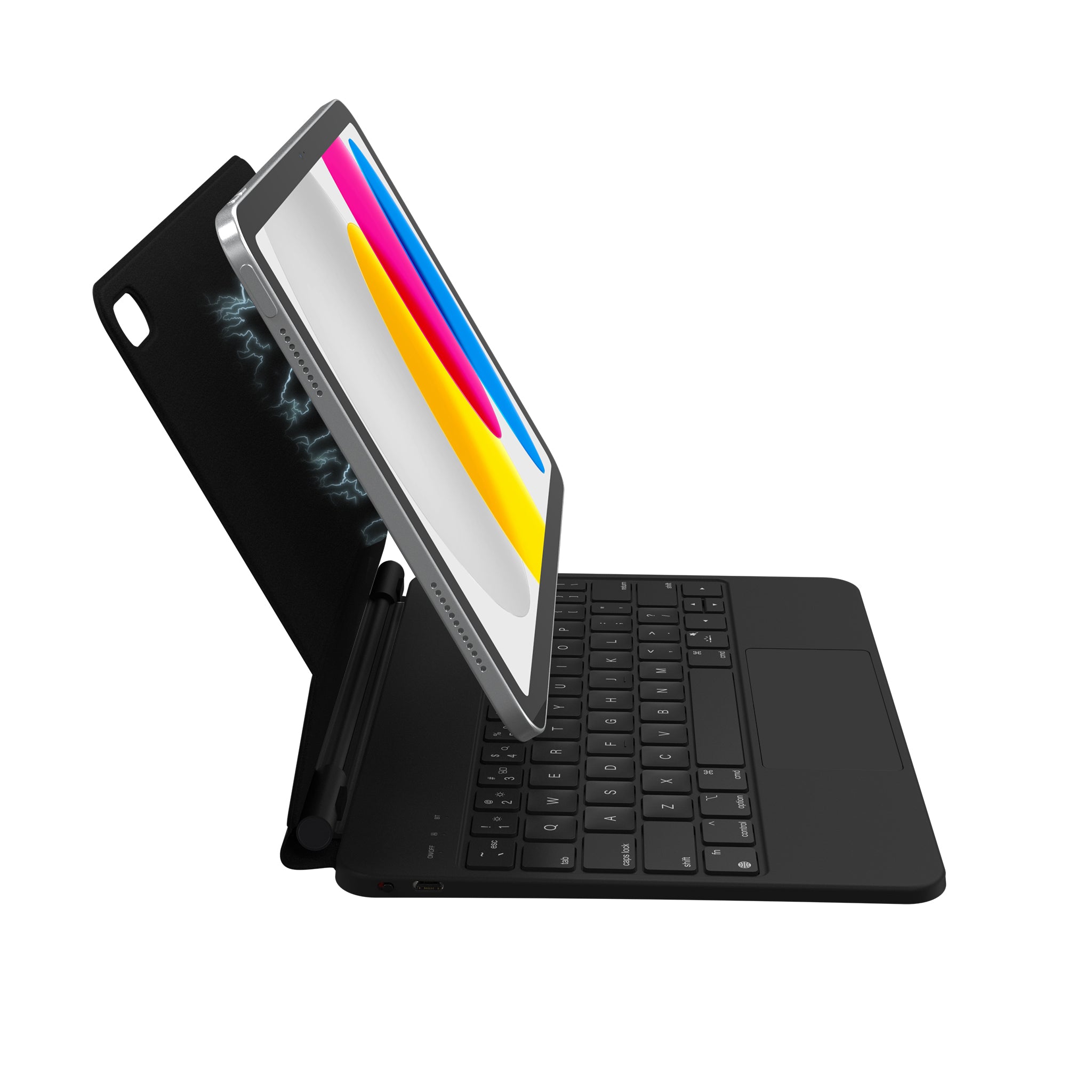 FolioKeys Pro Slim Keyboard Case with Trackpad for iPad