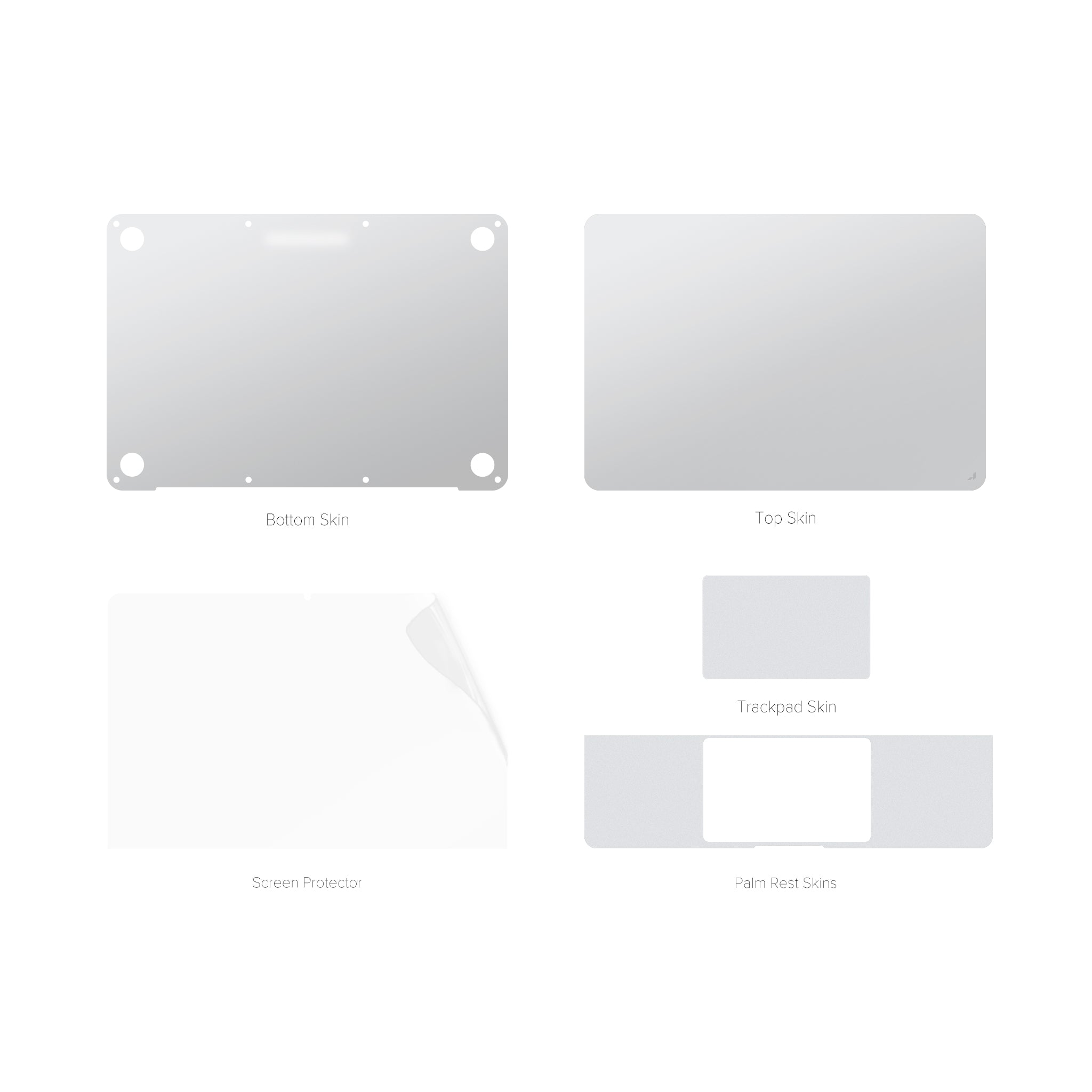 MacGuard MacBook Air 13 英寸 / 15 英寸 五合一全面保护膜套装