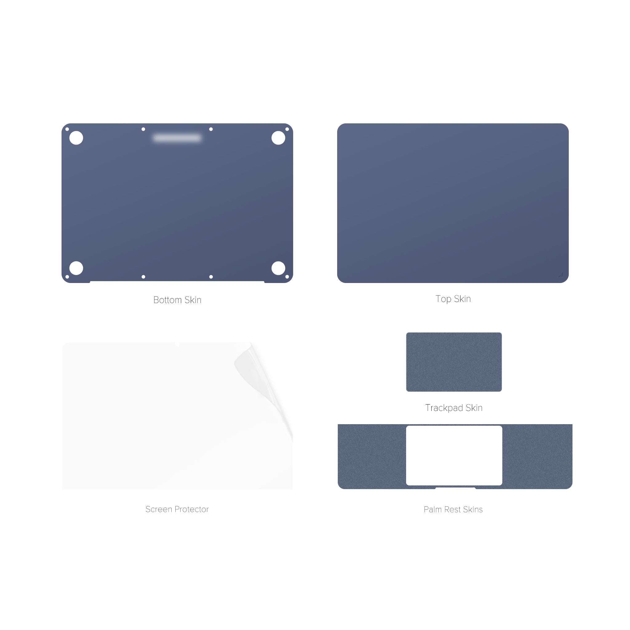 MacGuard MacBook Air 13 英寸 / 15 英寸 五合一全面保护膜套装