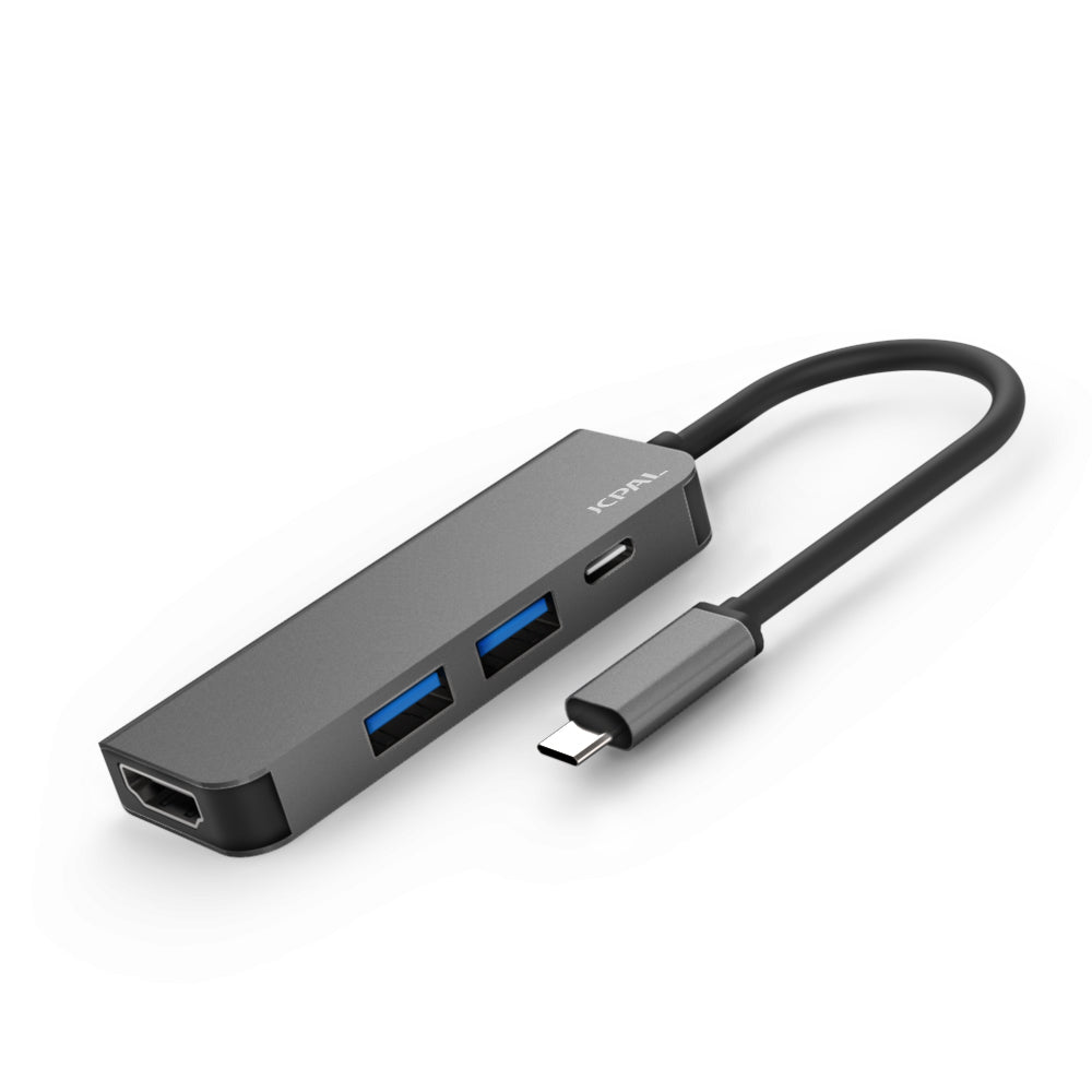 USB-C to HDMI Adapter with USB and Charging