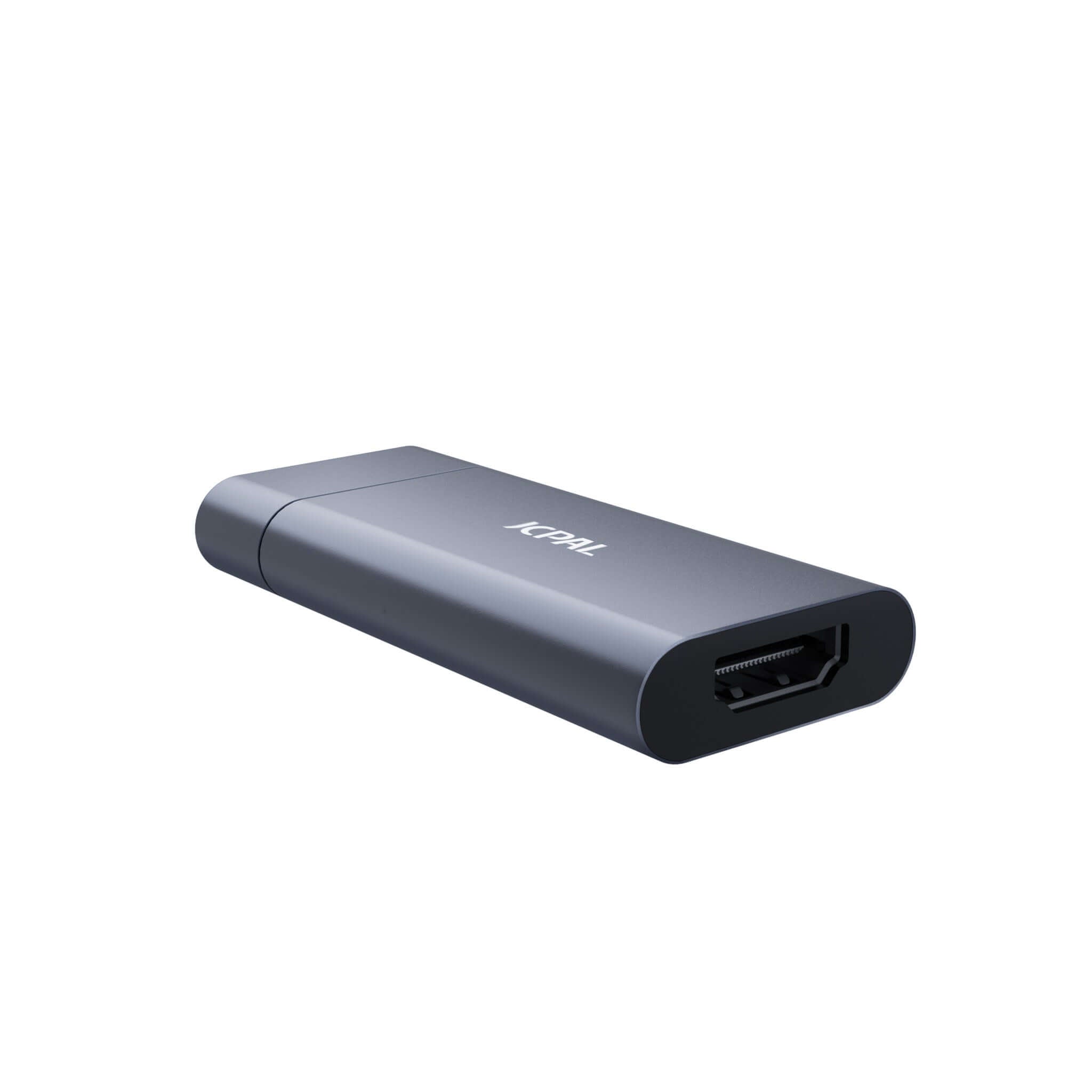 USB-C 3-in-1 Travel Hub with HDMI port and compact design