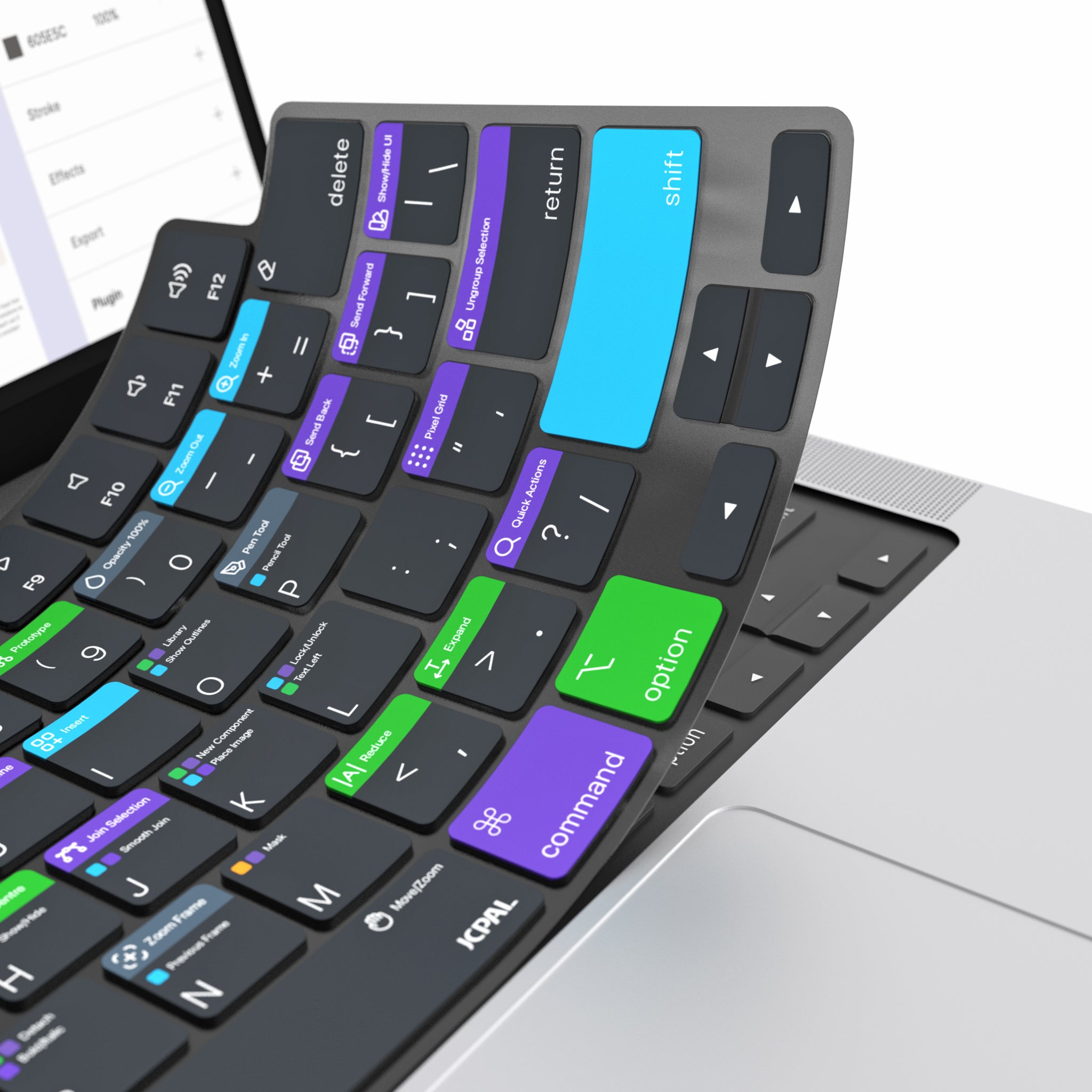 VerSkin Figma Shortcut Keyboard Protector