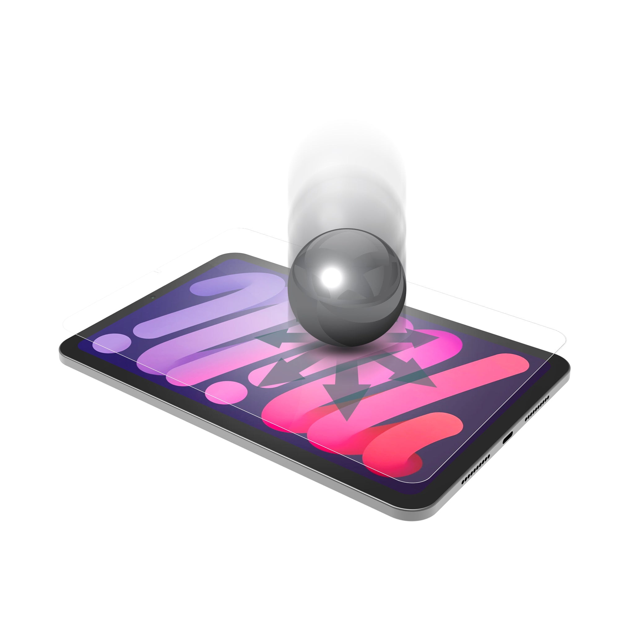 iClara Glass Screen Protector for iPad mini (2021 - 2024 / 6th - 7th Gen)