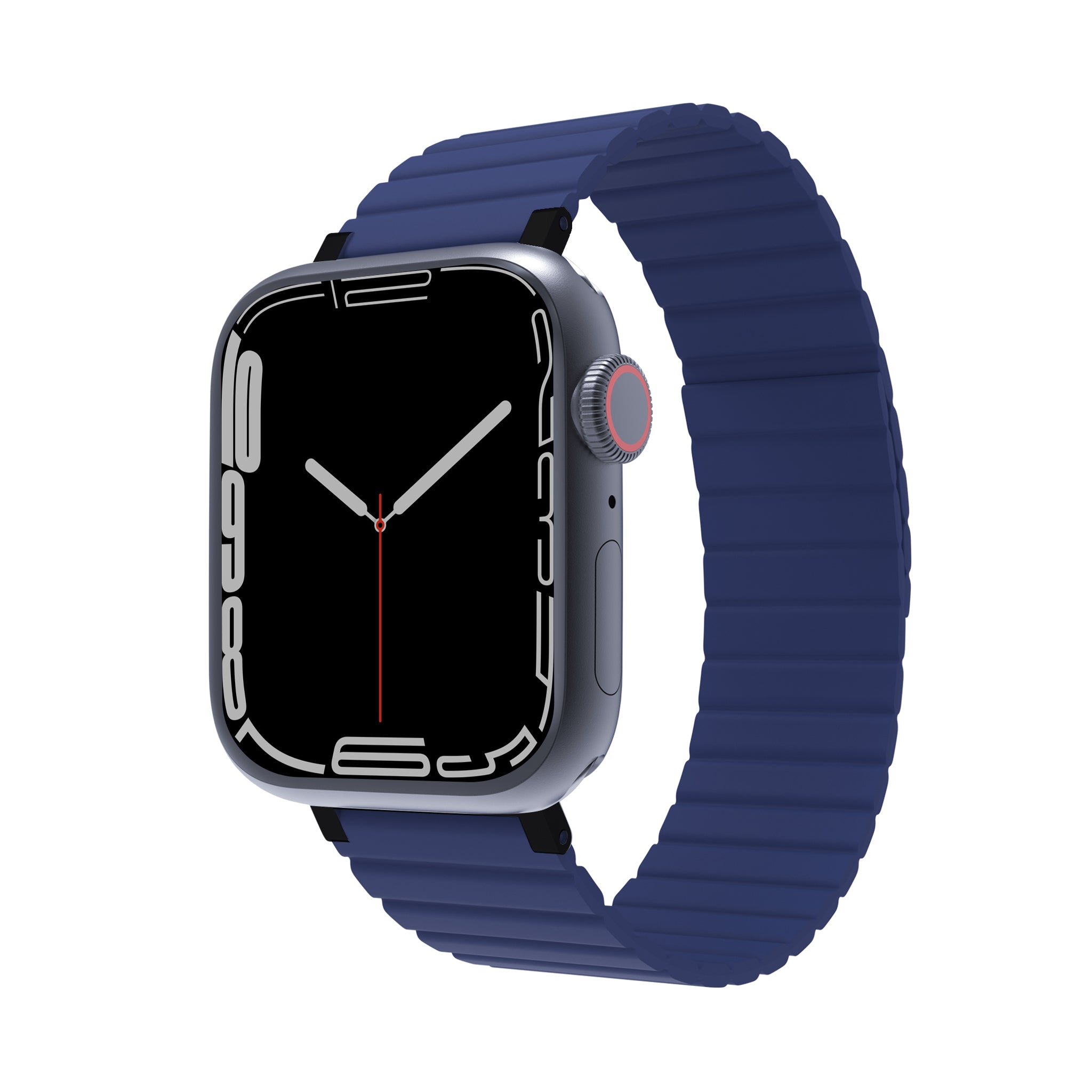 Blue leather loop sale apple watch band