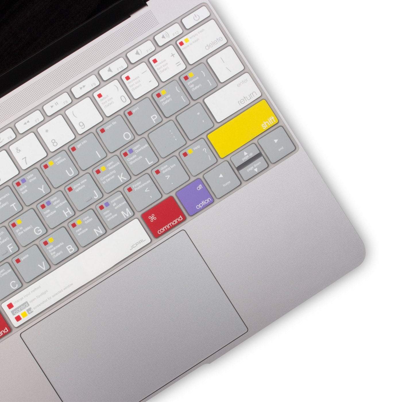 JCPal Keyboard Protector VerSkin MacOS Shortcut Keyboard Protector (US-Layout)