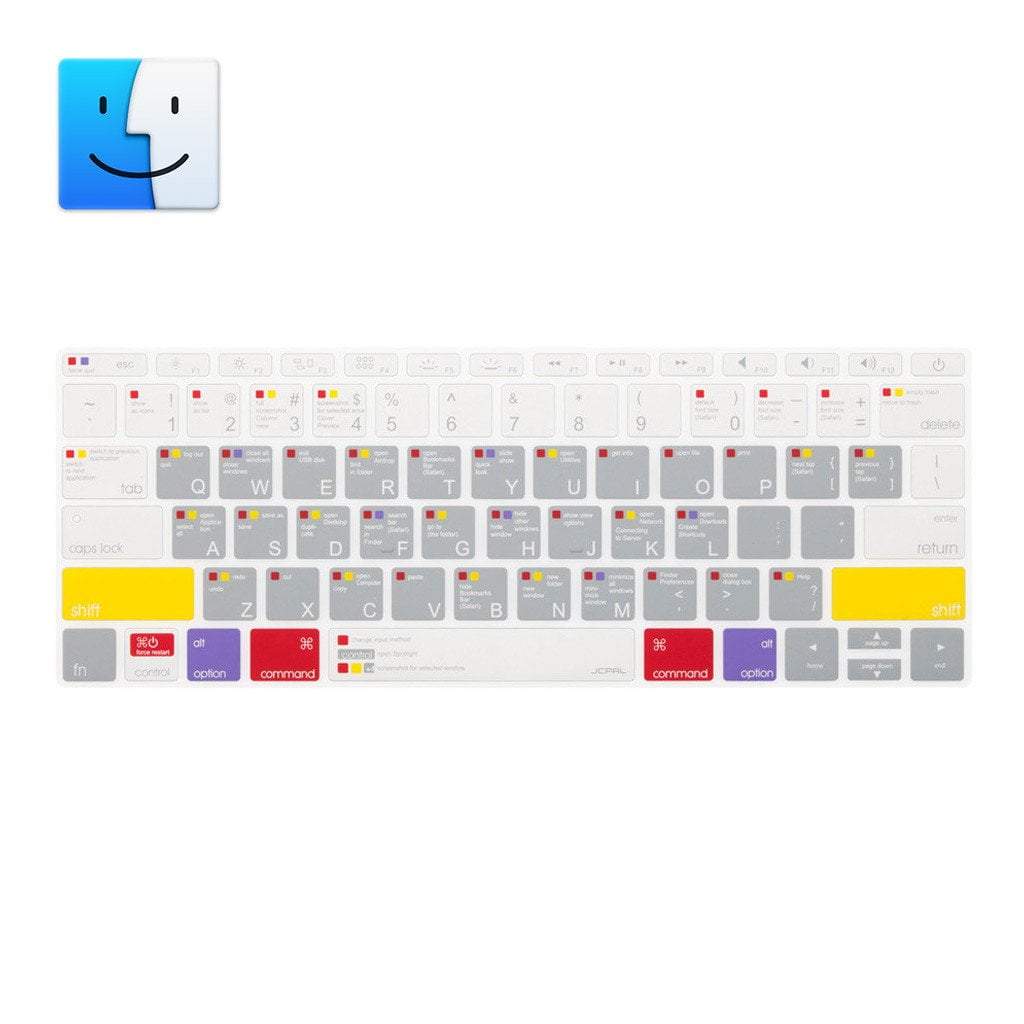 JCPal Keyboard Protector VerSkin MacOS Shortcut Keyboard Protector (US-Layout)