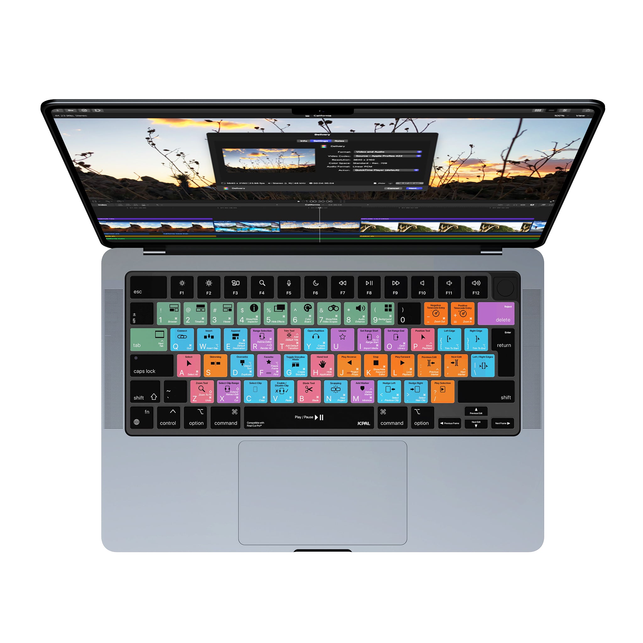VerSkin   Apple Final Cut Pro Shortcut Keyboard Protector