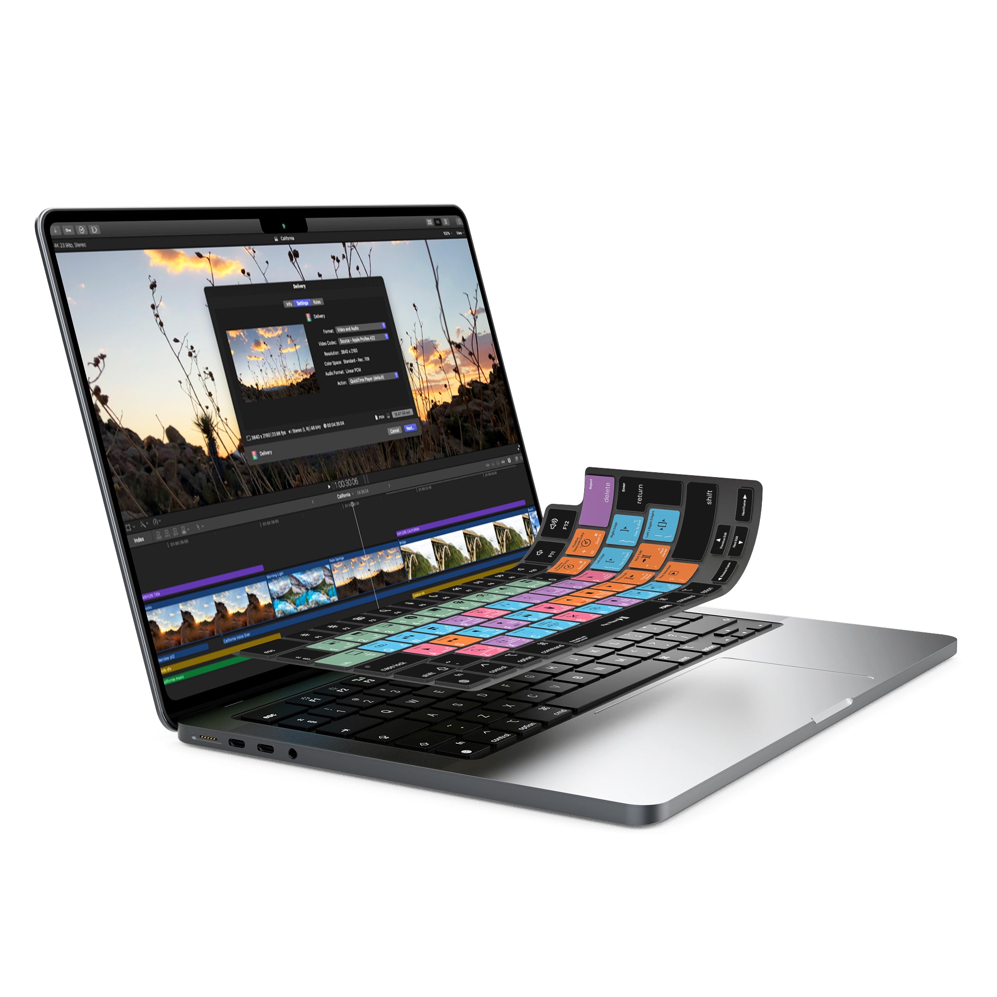 VerSkin   Apple Final Cut Pro Shortcut Keyboard Protector