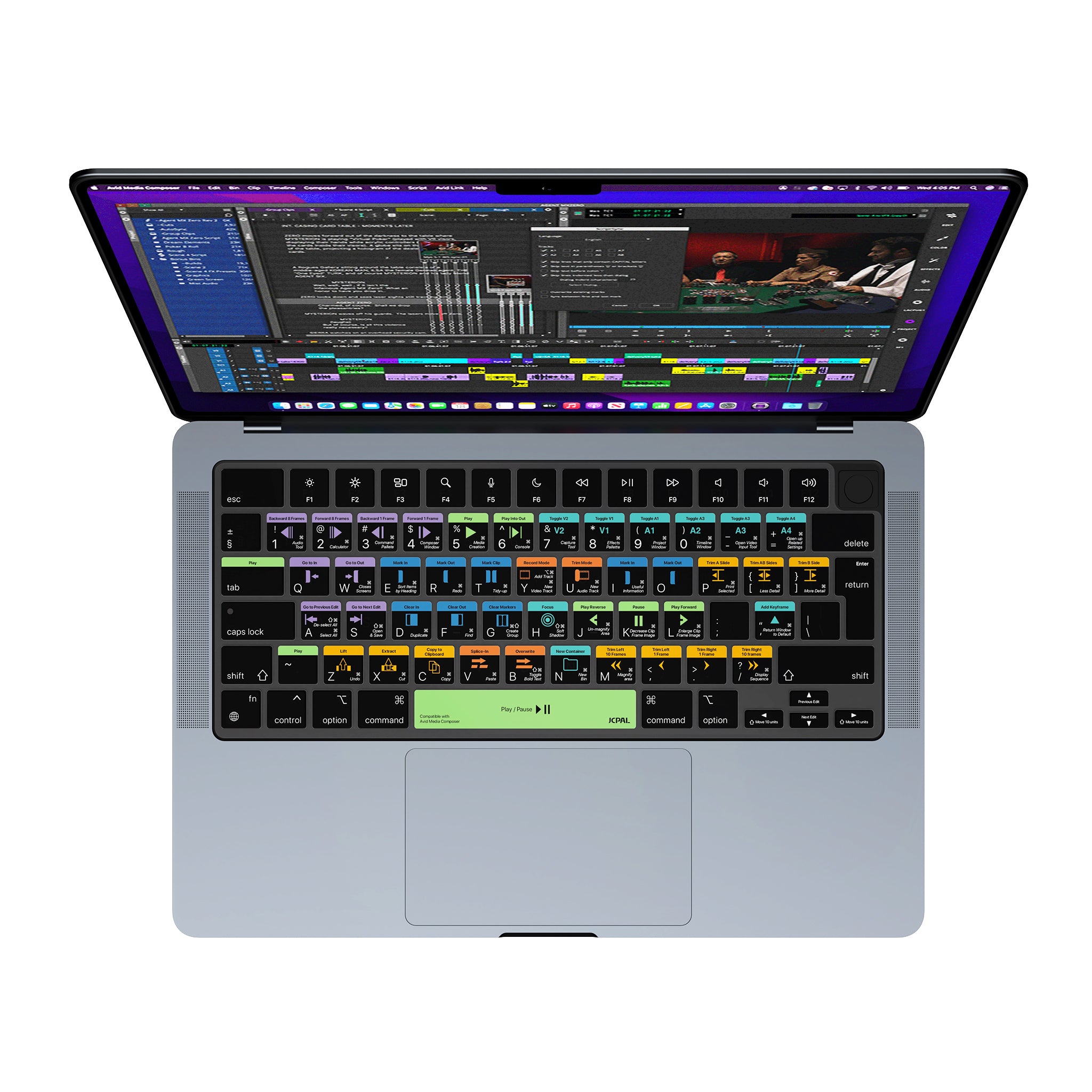 VerSkin   Avid Media Composer Shortcut Keyboard Protector