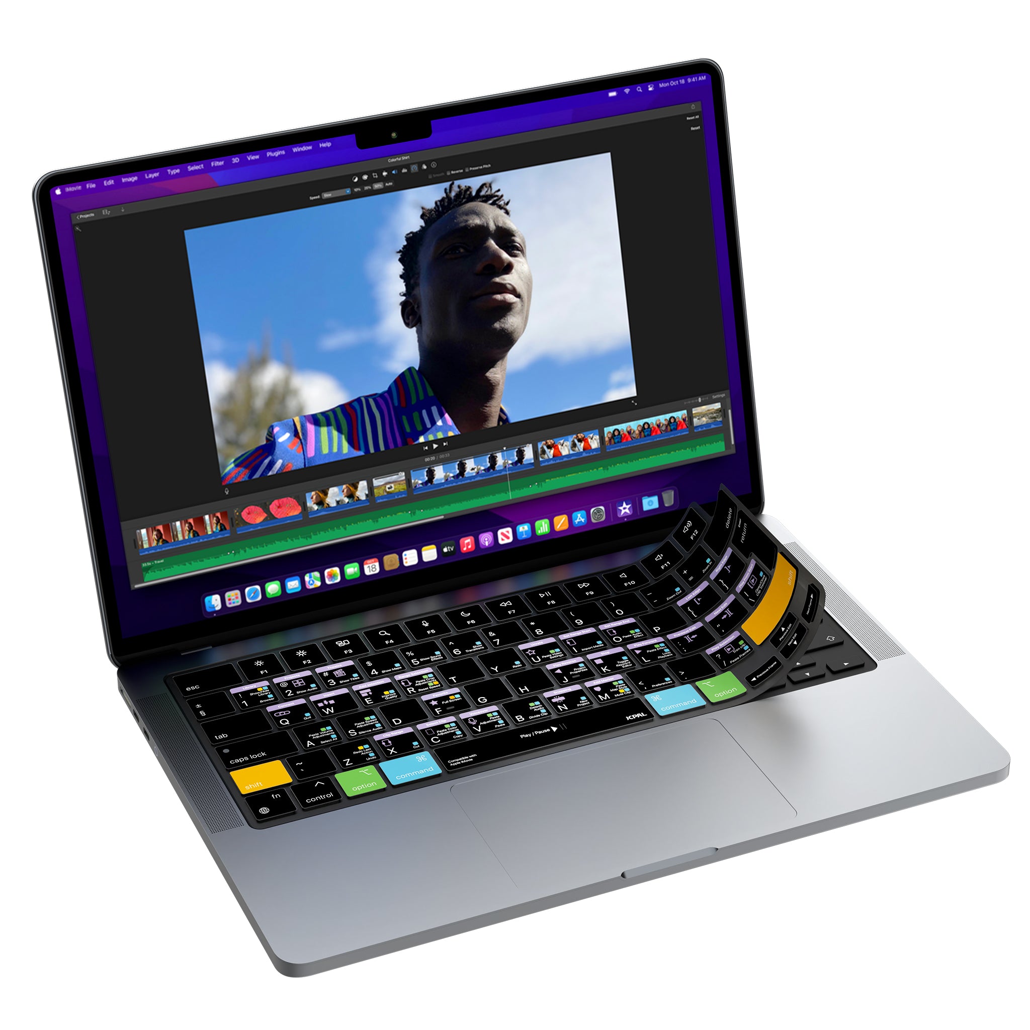 VerSkin   Apple iMovie Shortcut Keyboard Protector