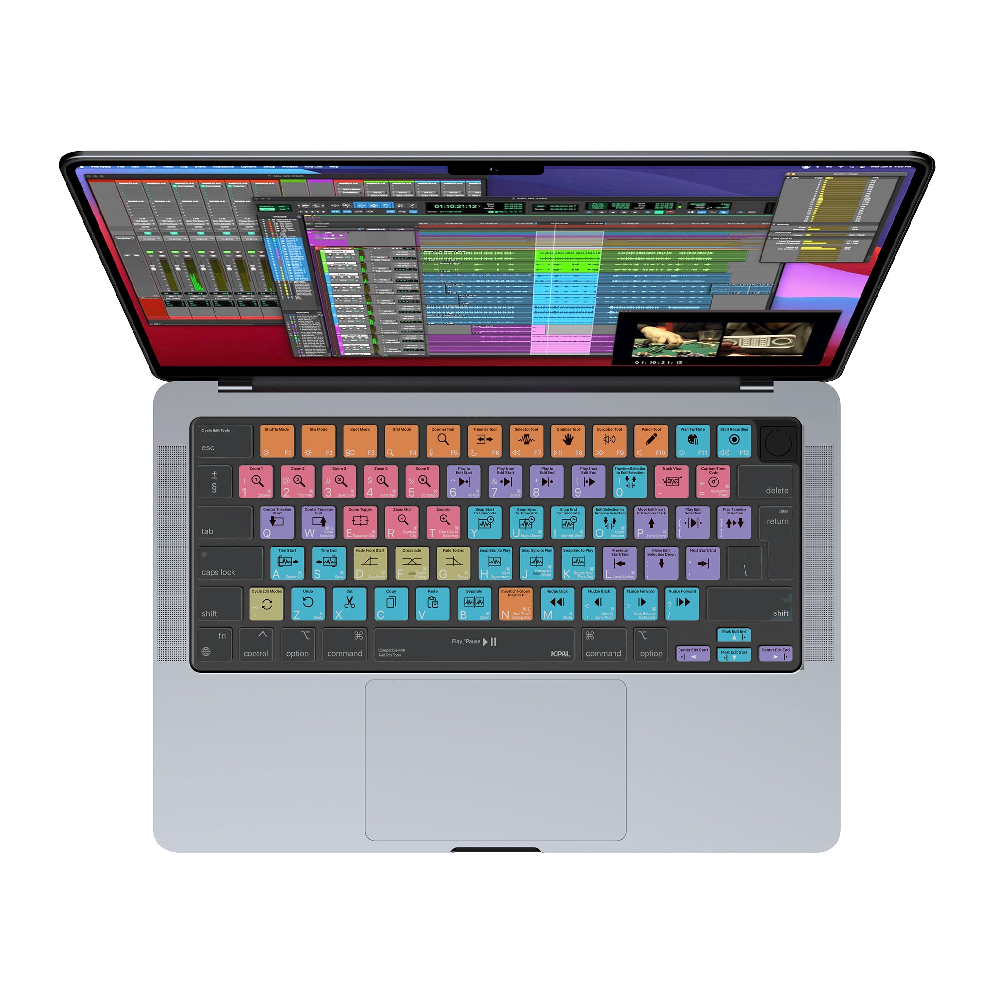 VerSkin   Avid Pro Tools Shortcut Keyboard Protector