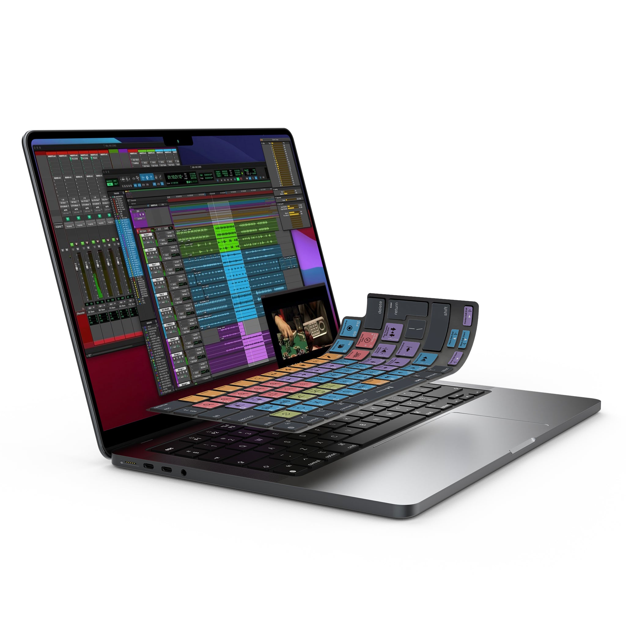 VerSkin   Avid Pro Tools Shortcut Keyboard Protector