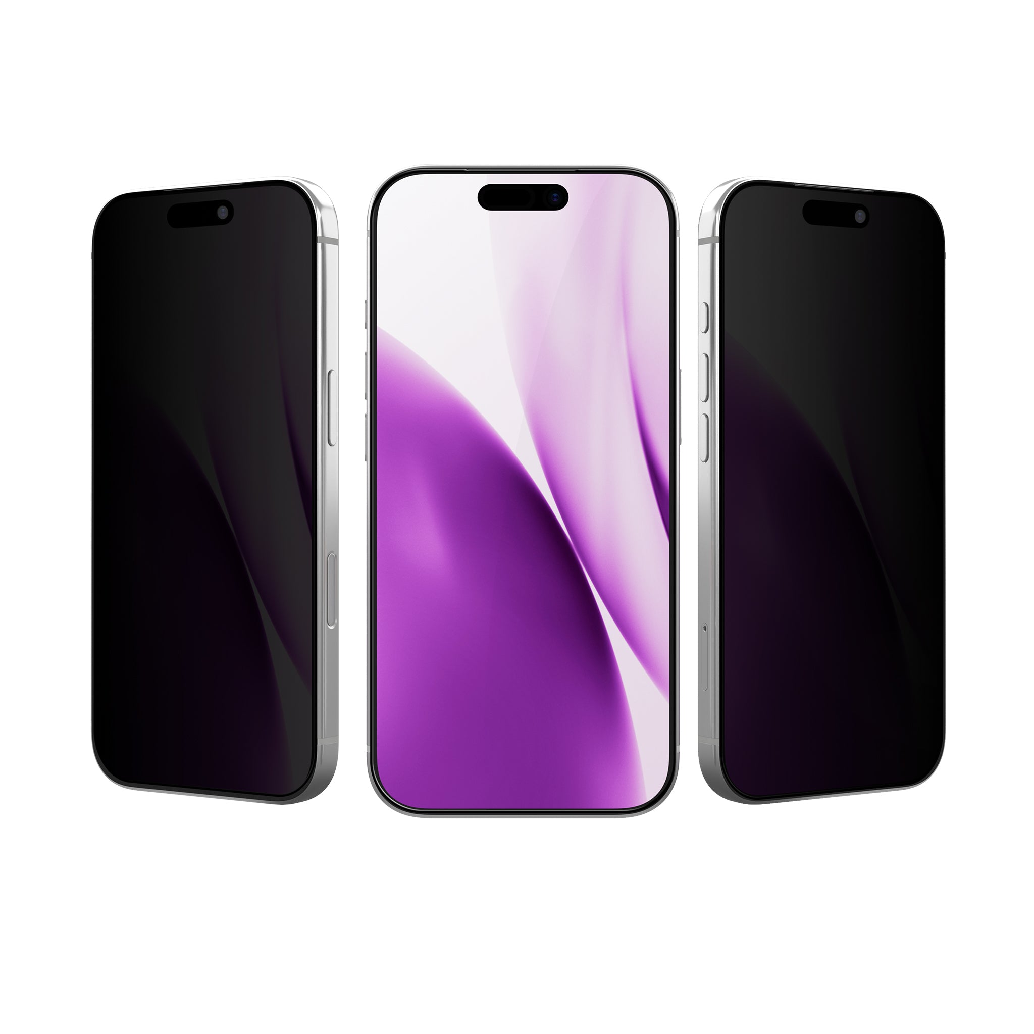 Protecteur d’écran en verre de confidentialité Preserver pour iPhone 15