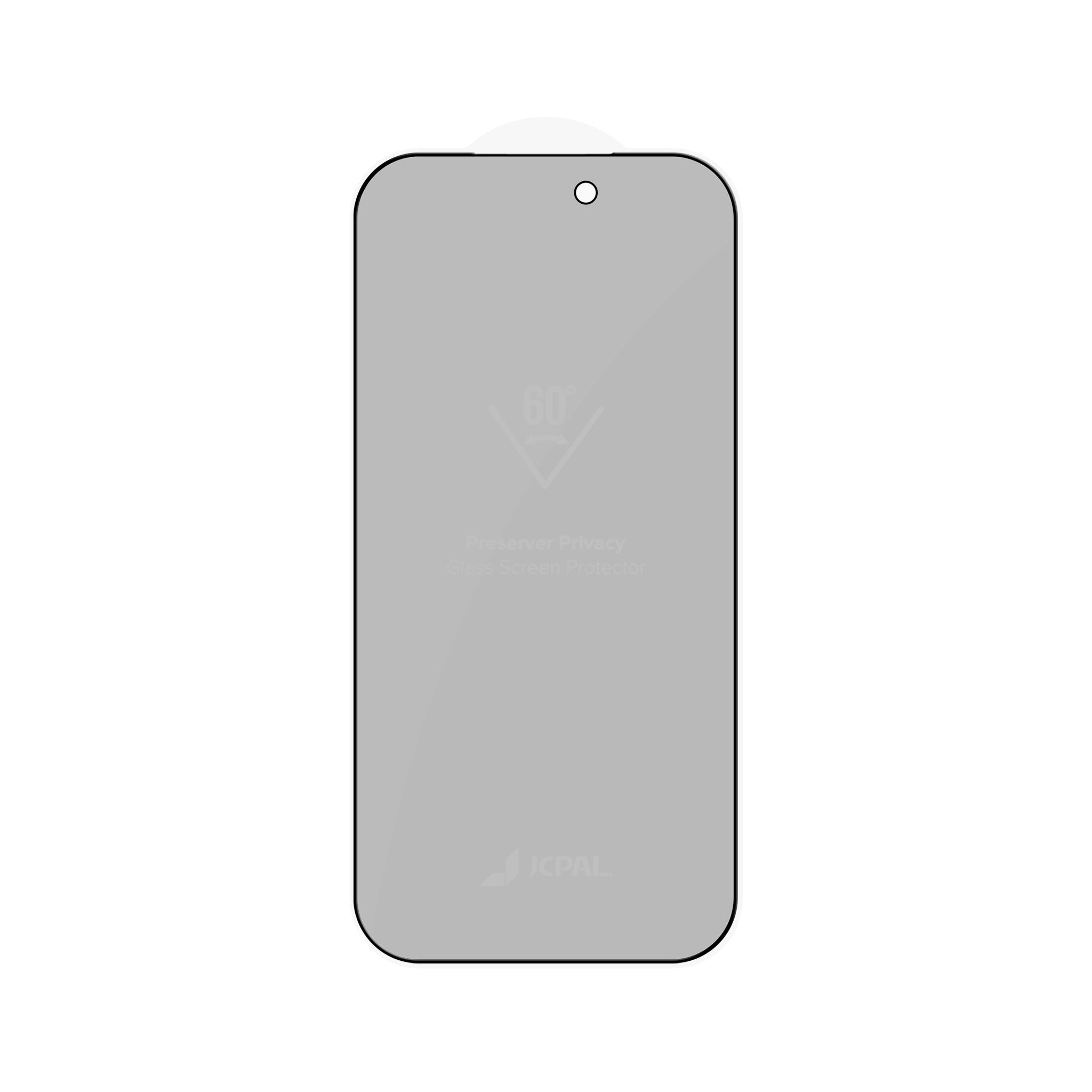 Protecteur d’écran en verre de confidentialité Preserver pour iPhone 15