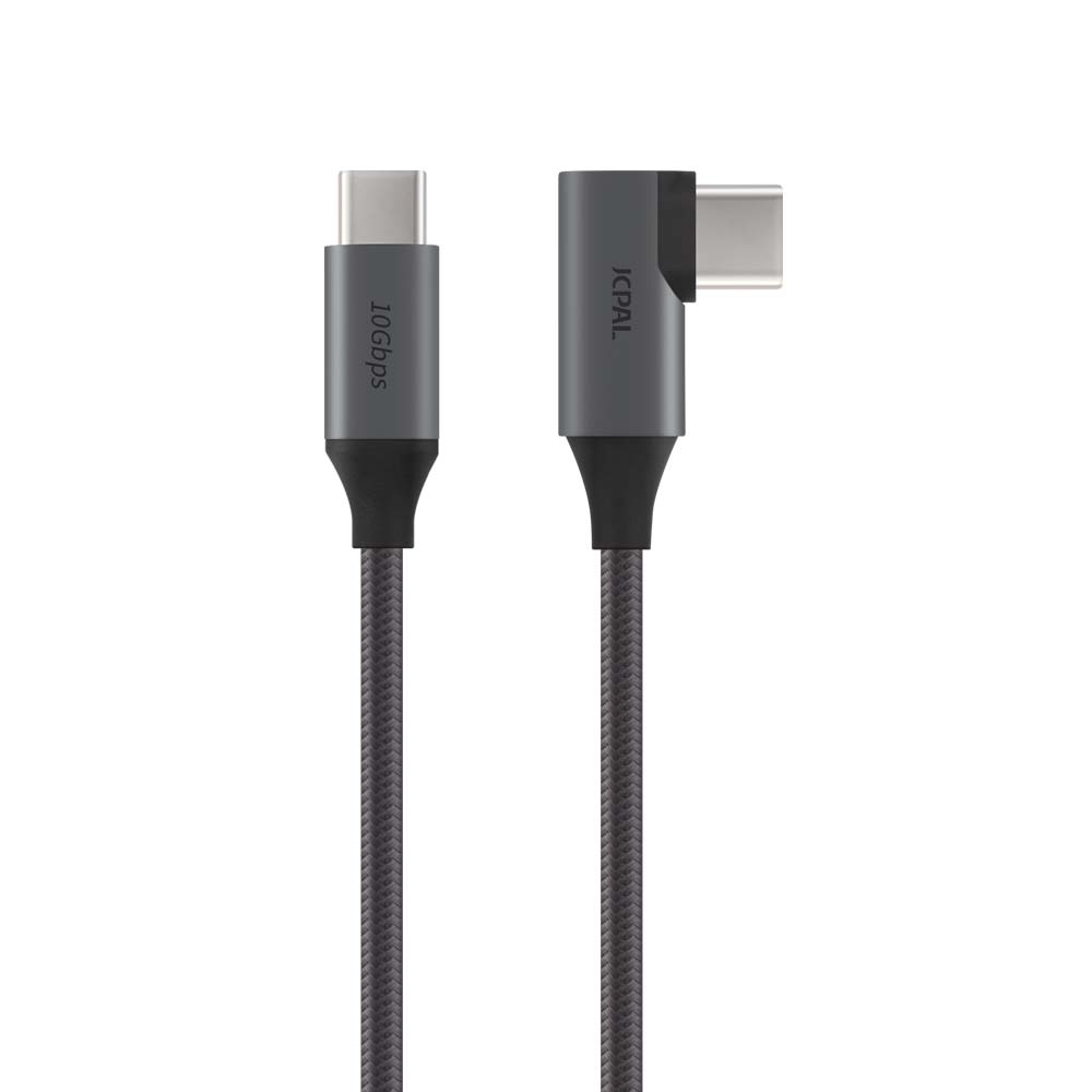 JCPal JCP6155 100W Flex Link USB-C 3.1 Generation 2 Charge & Sync Braided Cable Black - 1.5 M