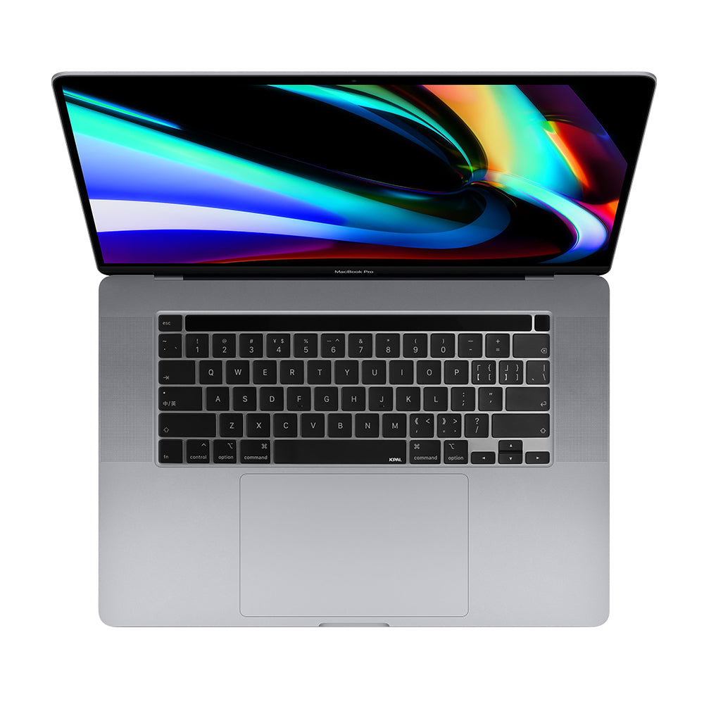 GadgetCom Silicone Keyboard Cover Skin For MacBook Pro 13 15 16 Inch 2020 2019 - Black
