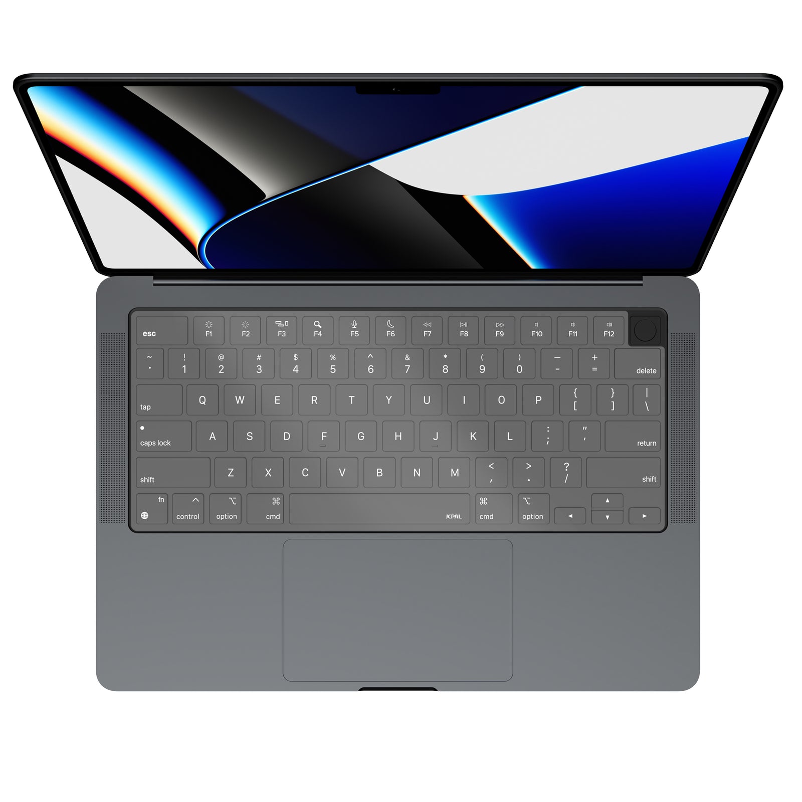 JCPal JCP5201 Flex Guard Protective Set for Microsoft Surface Laptop 1 & 2 Graphite Gold