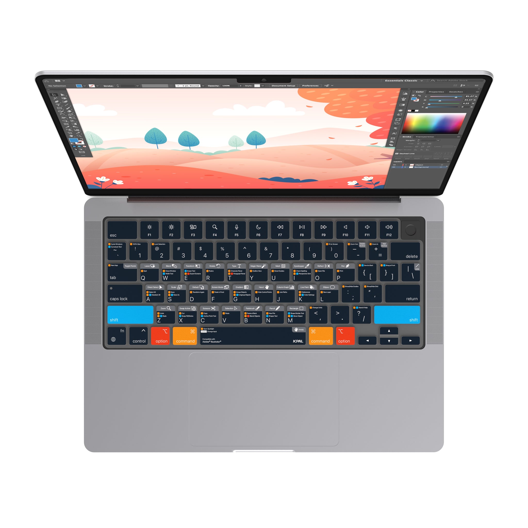 Protecteur de clavier de raccourci VerSkin Adobe Illustrator