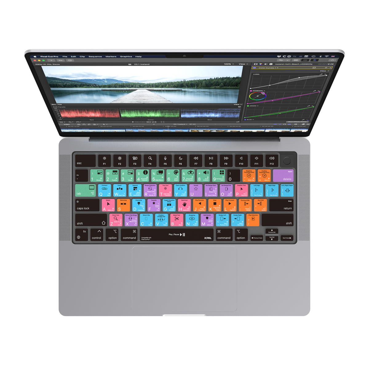 VerSkin Apple Final Cut Pro Shortcut Keyboard Protector