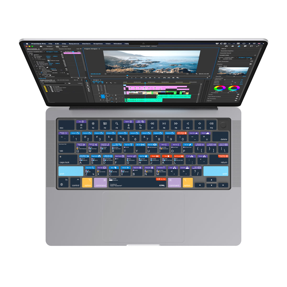 VerSkin Adobe Premiere Pro 快捷键键盘保护膜