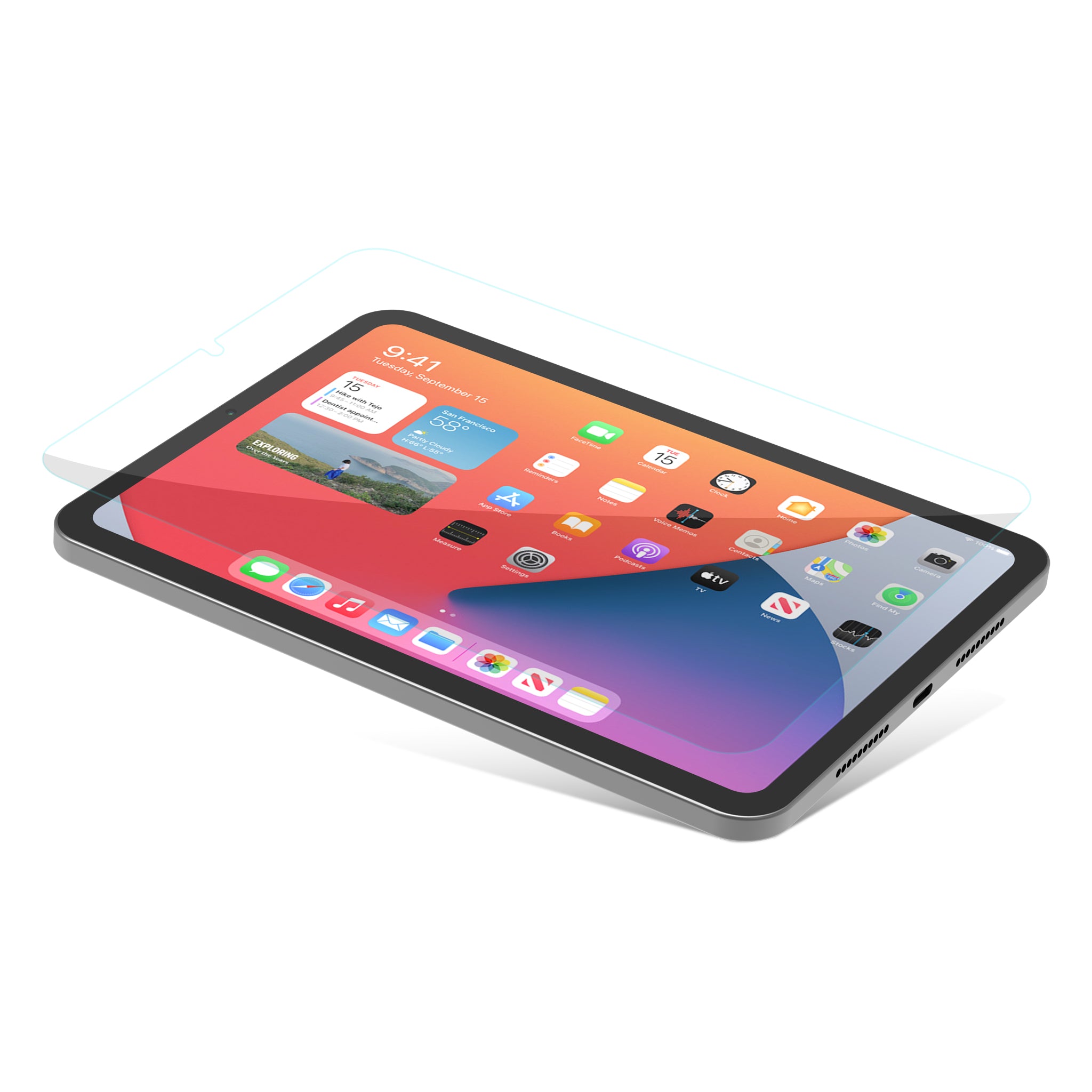 iClara   Glass Screen Protector for iPad mini (2021 / 6th Gen)