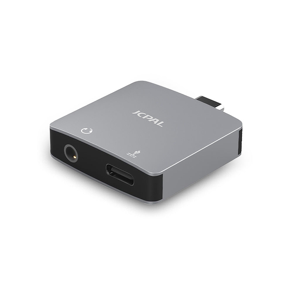USB-C Digital Audio Adapter Charging Port JCPal