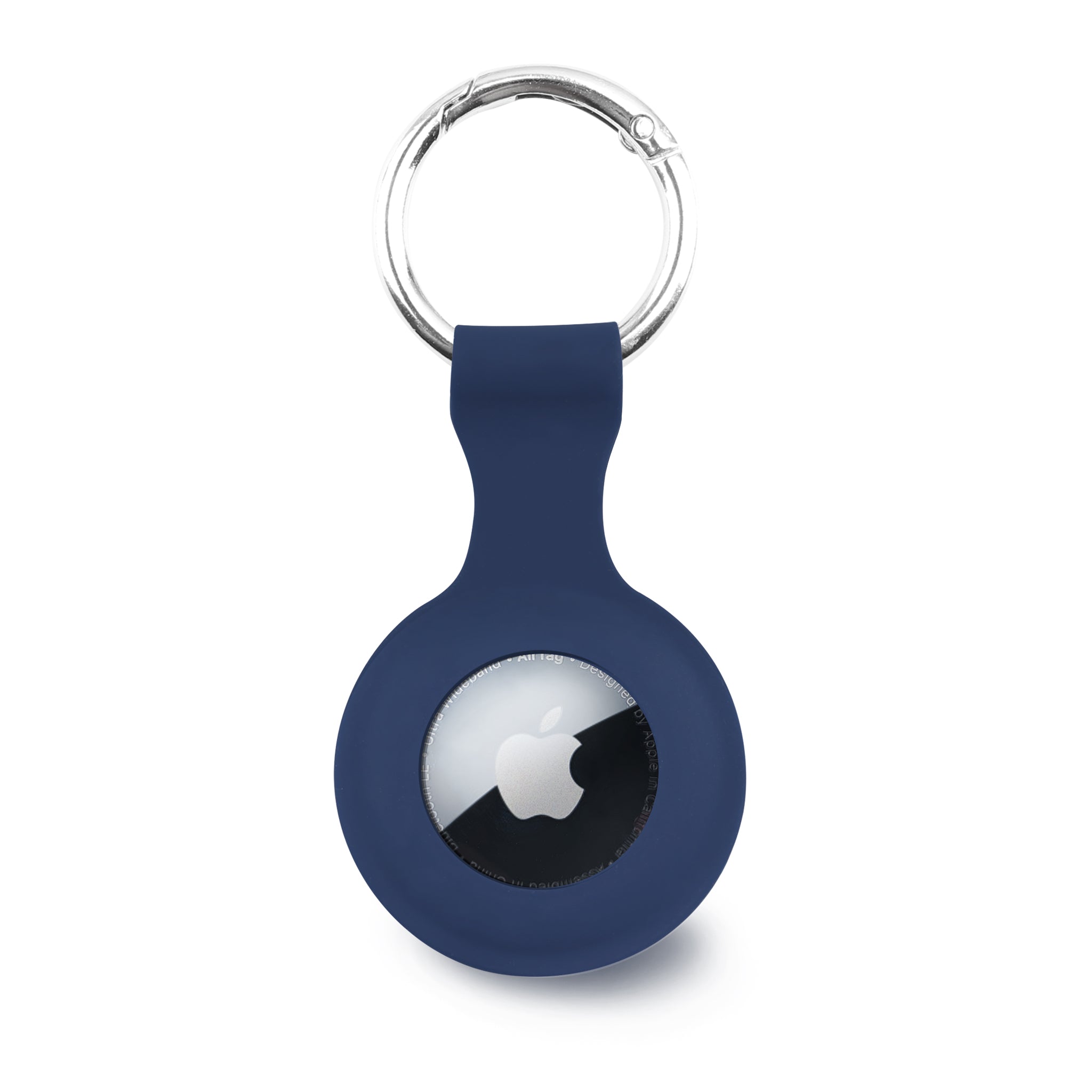 Porte-clés Air Tag pour pomme Porte-clés, 4 paquets d'étiquettes de  protection en cuir Airtags Case Tracker Couverture avec porte-étiquette  air, porte-clés Airtag compatible avec