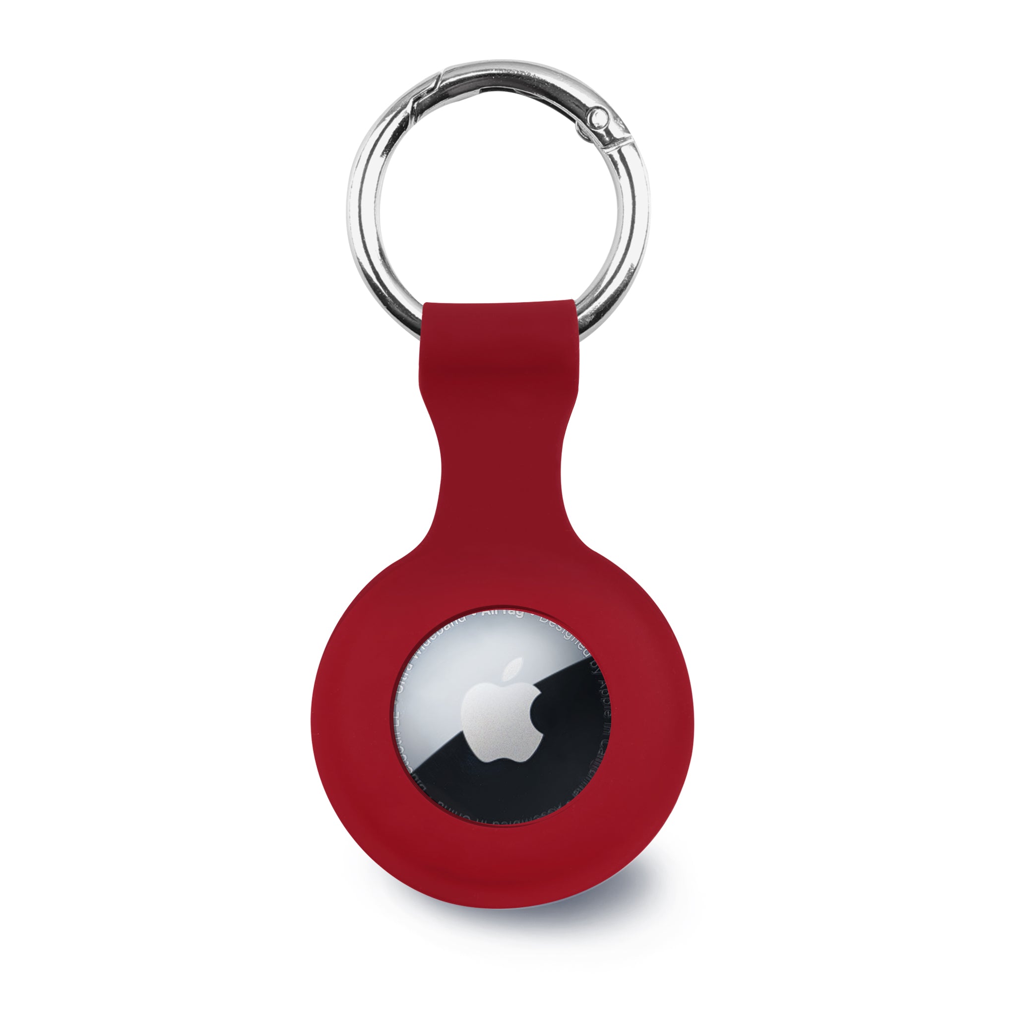 JCPal TagIt Protective AirTag Key Ring, Red