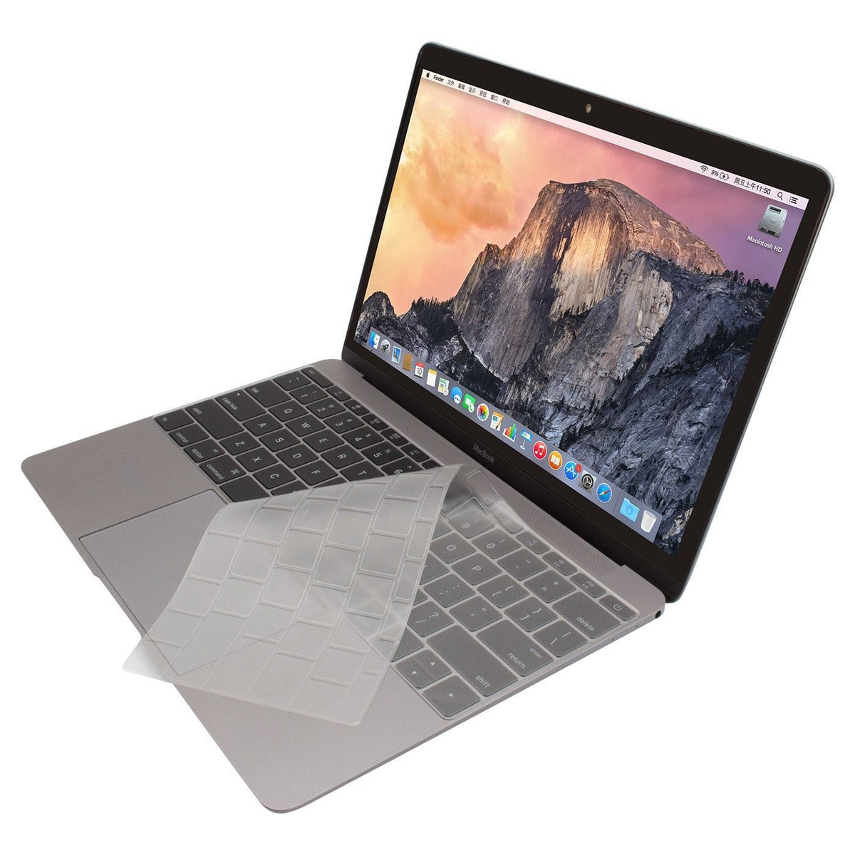 JCPal Keyboard Protector FitSkin Ultra Clear Keyboard Protector for MacBook 12&quot;