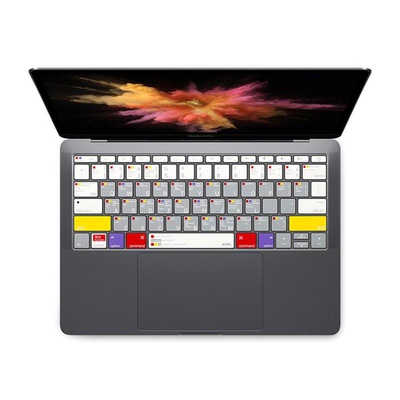 JCPal Keyboard Protector VerSkin MacOS Shortcut Keyboard Protector for 2016 MacBook Pro 13&quot;