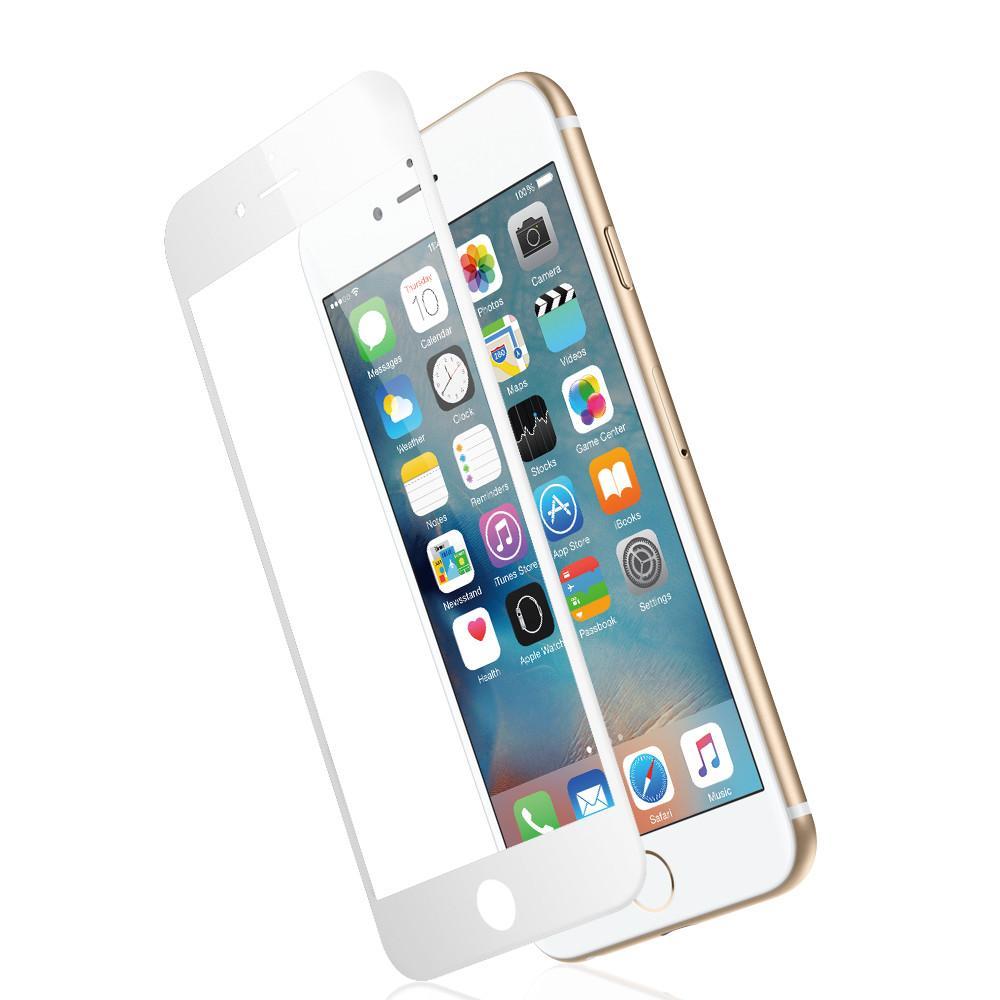 JCPal Screen Protector 3D Armor Glass Screen Protector for iPhone 6 and 6 Plus iPhone 6 / White