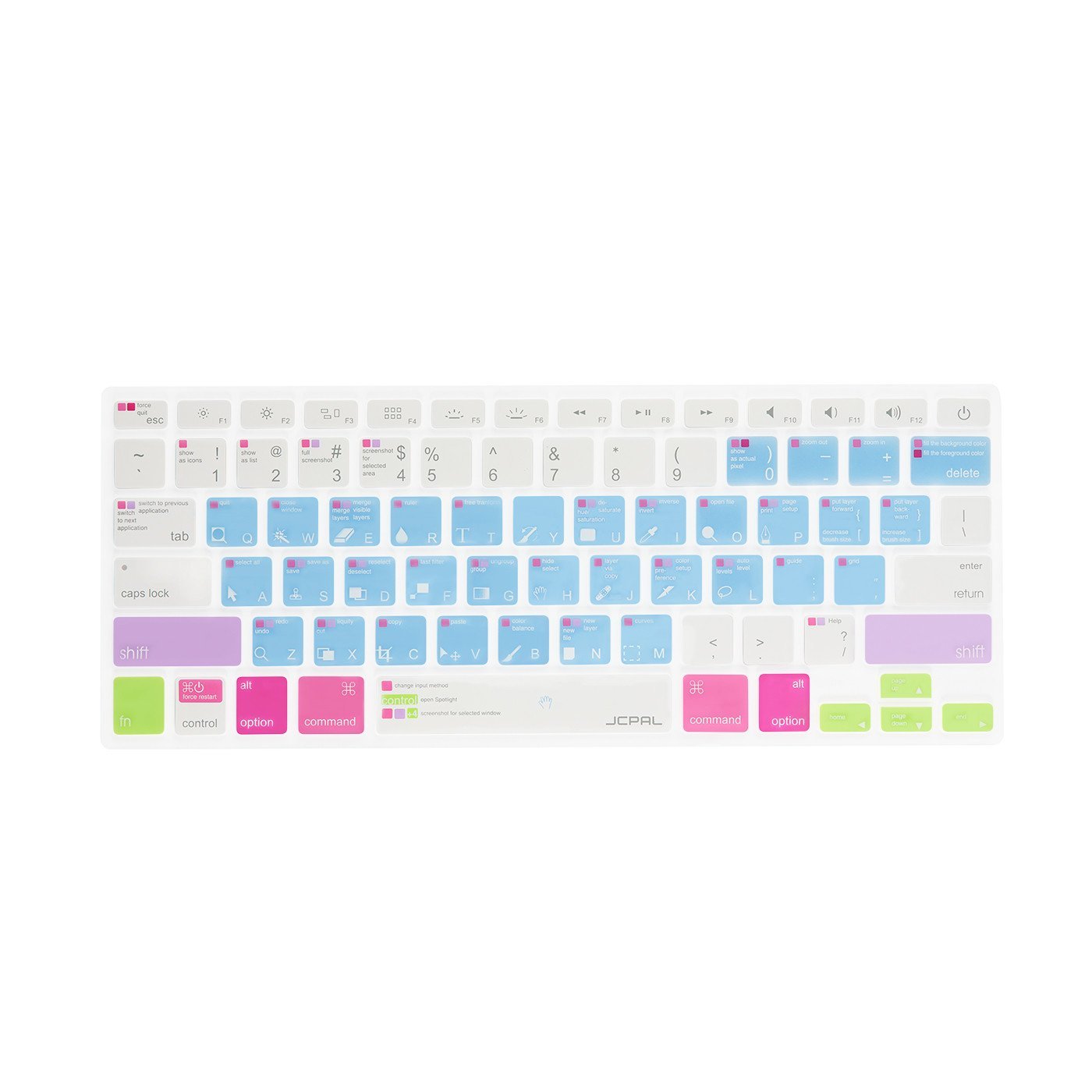 JCPal Unavailable VerSkin Photoshop Shortcut Keyboard Protector (US-Layout)